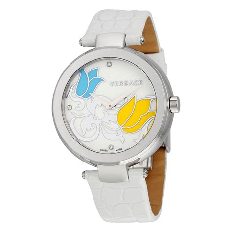 Versace Mystique Versace Mystique White Floral Enamel Dial 